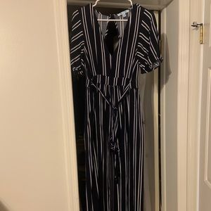 Stripe jumpsuit